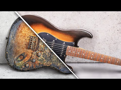 Видео: Fender Stratocaster | Реставрация старой гитары