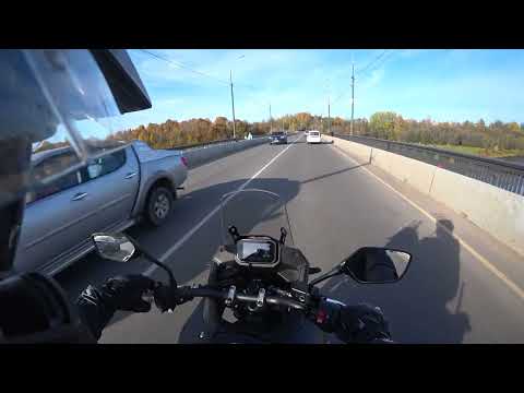 Видео: Первый выезд HONDA TRANSALP XL750 2023. Обкатка.