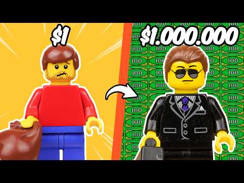 Видео: LEGO Работа за $1 vs $1,000,000