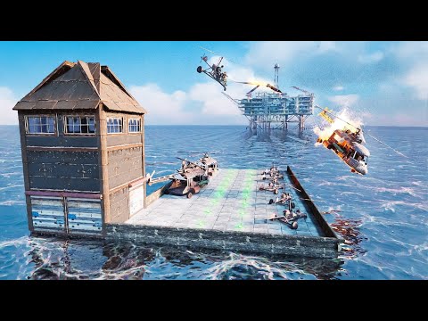 Видео: ПОСТРОИЛ АЭРОДРОМ НА ВОДЕ! История Клановых Перехватчиков в Rust/Раст