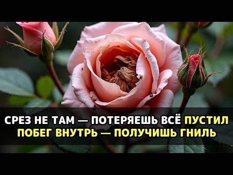 Видео: Как одна лишняя ветка навсегда лишает розу цветов и почему об этом молчат садоводы