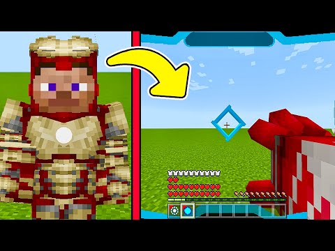 Видео: НОВЫЙ МОД НА ЖЕЛЕЗНОГО ЧЕЛОВЕКА В МАЙНКРАФТ Iron Man Minecraft