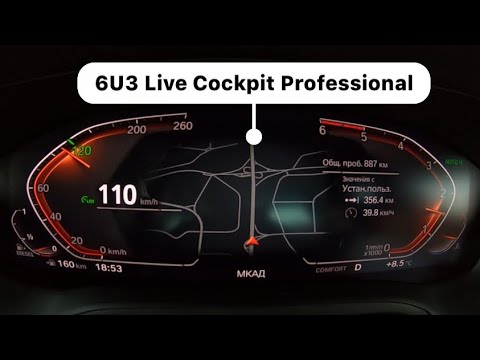 Видео: Демонстрация BMW Live Cockpit Professional 6U3