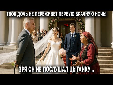 Видео: ТВОЯ ДОЧЬ НЕ ПЕРЕЖИВЁТ БРАЧНУЮ НОЧЬ! крикнула цыганка миллионеру  Он оттолкнул её, а утром рыдал