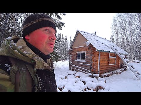 Видео: Навестил избу, подготовил к зиме! Закрыл летний сезон. Готовлю любимую жареху из детства.  Тайга.