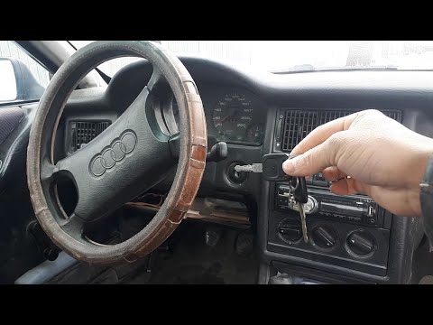 Видео: Как снять замок зажигания Audi Б4 1991 г.