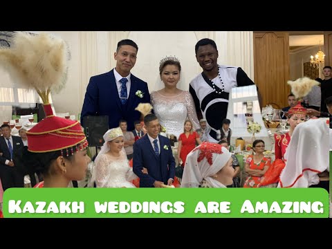 Видео: A foreigners FIRST kazakh wedding. ПЕРВАЯ казахская свадьба у иностранцев.