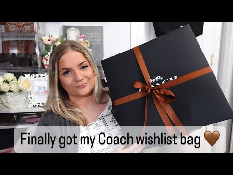 Видео: Распаковываем сумку Coach Wishlist! 🤎