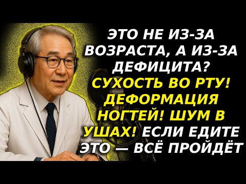 Видео: Сухость во рту, деформация ногтей, шум в ушах? Это может быть дефицит — ешьте больше этого
