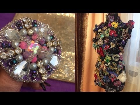 Видео: Посылка AliExpress/КОЖА МЕТАЛЛИК/СТРАЗЫ/БРОШИ