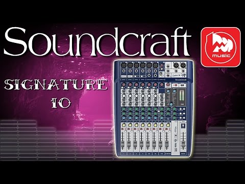 Видео: Микшер SOUNDCRAFT Signature 10 (новинка 2015 , очень хорошая серия пультов )