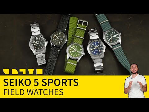 Видео: Японские часы Seiko 5 Sports в стиле field watch