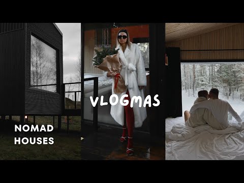 Видео: ТИХИЙ VLOGMAS✨🌲 | Рождественское путешествие в Nomad houses.Ищем новогоднее настроение