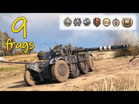 Видео: Panhard EBR 105 9 frags , 7,2K damage , Рэдли-Уолтерс , Паскуччи