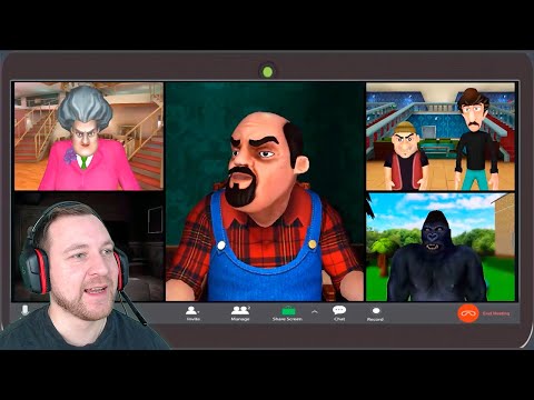 Видео: МИСС ТИ ЗВОНИТ МУЖУ Прохождение игры Scary Teacher 3D