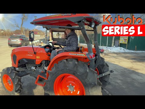 Видео: Kubota — с более чем 130-летней историей! Трактора серии L
