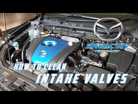 Видео: Как очистить впускные клапаны / Очистка от углерода // Mazda CX 5 (все бензиновые двигатели Skyac...