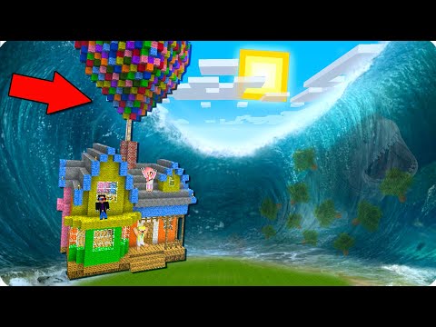 Видео: 🌊🏠МЫ ПОСТРОИЛИ ЛЕТАЮЩИЙ ДОМ ПРОТИВ ЦУНАМИ ШЕДИ НУБИК И ДЕВУШКА В МАЙНКРАФТ 100% ТРОЛЛИНГ MINECRAFT