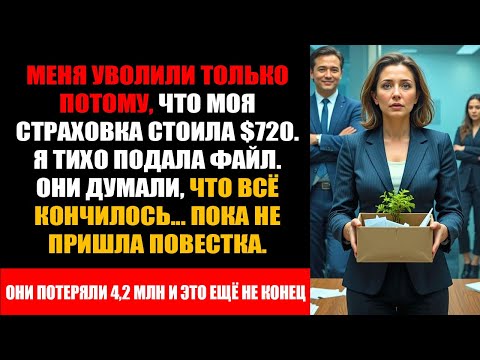 Видео: Босс уволил меня, чтобы сэкономить 720$ на страховке. Теперь они потеряли 4,2 млн — и это начало.