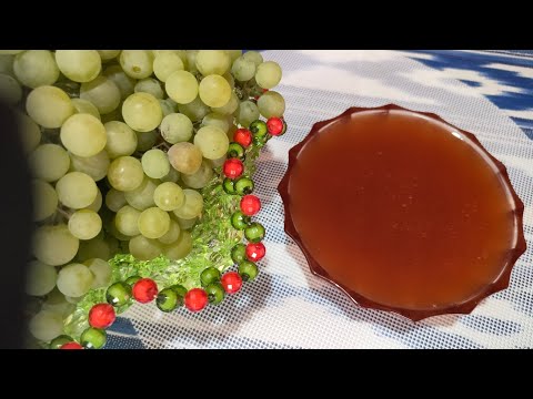 Видео: Виноградный джем! Очень вкусный, ароматный, полезный джем.