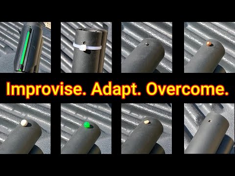 Видео: Импровизированный прицел для дробовика.