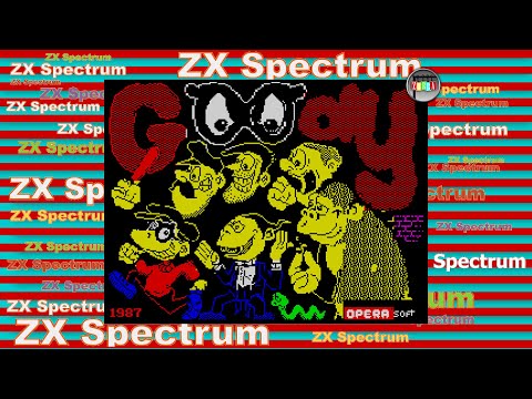Видео: Ретро игры "воришка Goody 1987 года"  ZX Spectrum / прохождение аркадной ретро игры