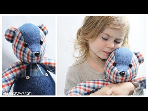 Видео: Как пришить глаза и носы к мягким игрушкам | Шьем игрушечных медведей с эффектом памяти 🐻 | Whitn...