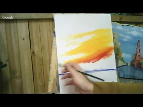 Видео: Оранжевый закат