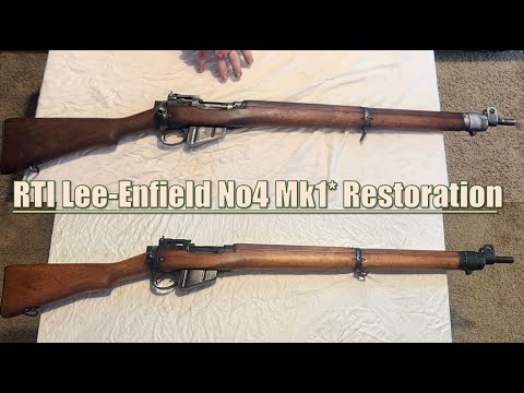 Видео: Royal Tiger Imports Lee-Enfield No4 Mk1* Ржавчина, воронение, полная реставрация