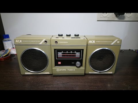 Видео: Сатурн Т-201С с АСА - перестройка на FM.