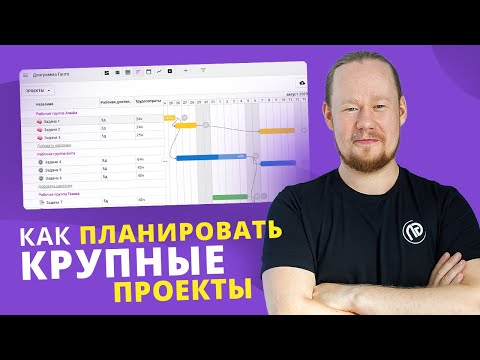 Видео: Эффективный инструмент для планирования проектов. Диаграмма Ганта и Ресурсное планирование в Kaiten