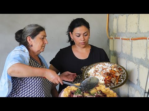 Видео: За 1 день до свадьбы обрезания | Вечеринка Печень | 7 кг плова на свадьбу | 200 штук блинов