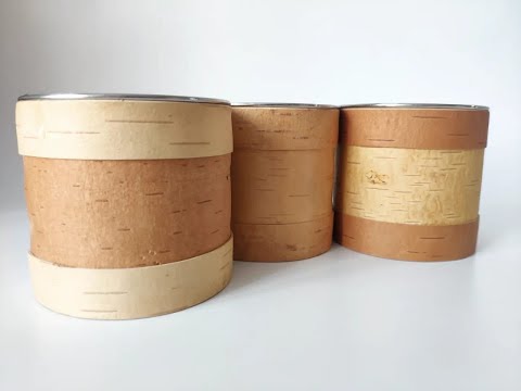 Видео: Mug and birch bark - Береста + кружка из нержавеющей стали