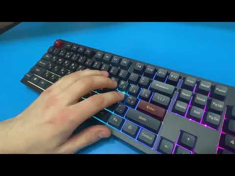 Видео: Клавиатура Montech Mkey 108 Darkness