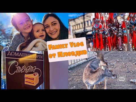 Видео: ВЛОГ Най-вкусната торта Raffaello в Пловдив | какво нося в чантата за път с две деца