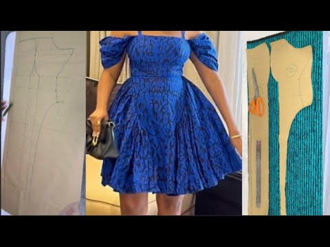 Видео: Как построить выкройку модного платья со сборками по бокам (Часть 1) / Подходит для начинающих