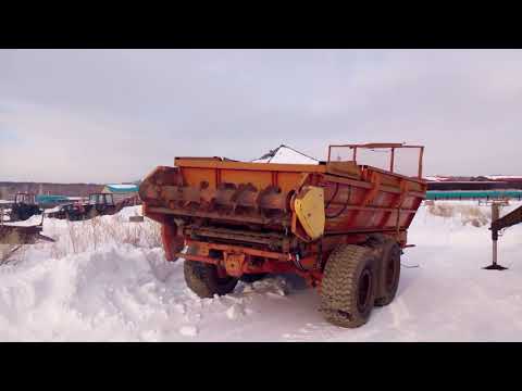 Видео: Обнова - прицеп навозоразбрасыватель МТТ 9.