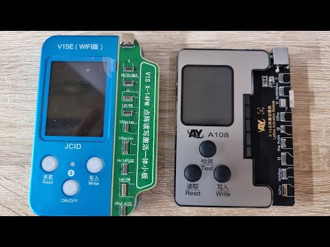 Видео: JCID V1SE WIFI Face id module 2023 vs AY A108. Сравнение шлейфов | Loop comparison