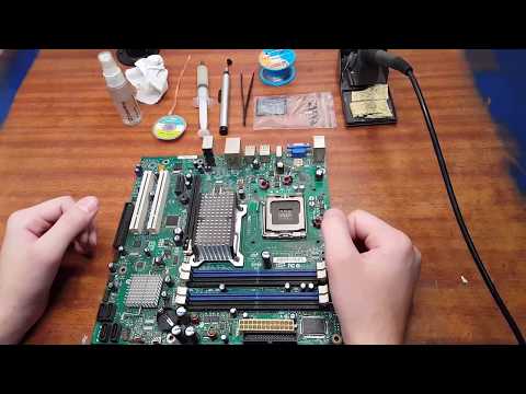 Видео: Замена мультиконтроллера паяльником при помощи сплава Розе