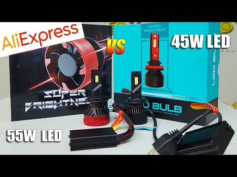 Видео: LED лампы с ALIEXPRESS  F3 или F5. Что выбрать???