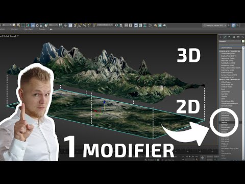 Видео: Это может сделать каждый — от 2D до 3D ландшафта [3ds Max]