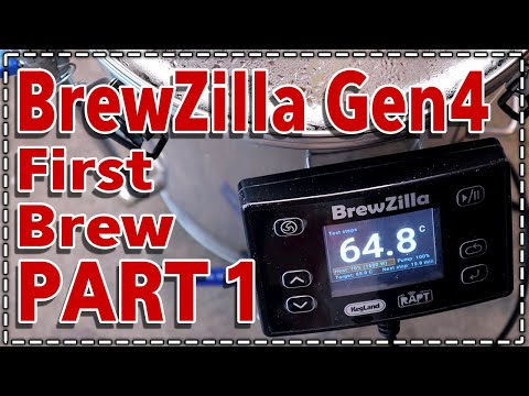Видео: BrewZilla Gen4: первое пивоварение — ЧАСТЬ 1 — Затирание и промывка — Поколение 4