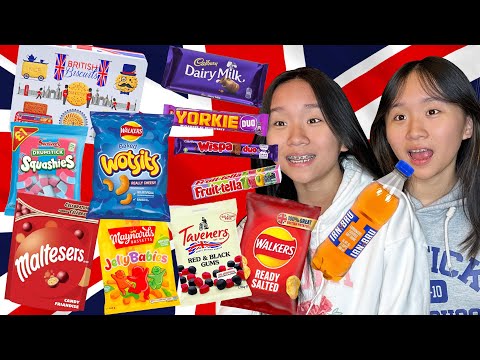 Видео: Мы попробовали британские закуски! | Джанет и Кейт