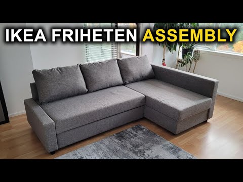 Видео: Сборка дивана-кровати ИКЕА Фрихетен. Подробная инструкция!