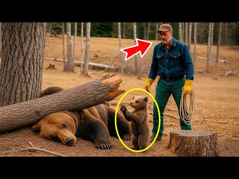 Видео: Медвежонок умолял спасти его умирающую мать. Но посмотрите, что сделал человек!