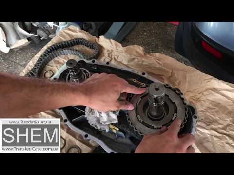 Видео: Ремонт раздатки PL72 Porsche Cayenne замена цепи и фрикционов