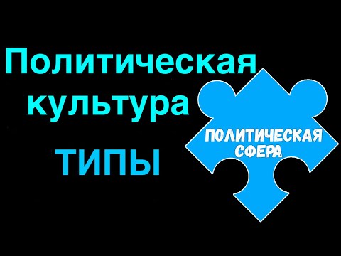 Видео: ЕГЭ обществознание | ПОЛИТИЧЕСКАЯ КУЛЬТУРА суть типы функции | Подготовка ЕГЭ Обществознание кратко
