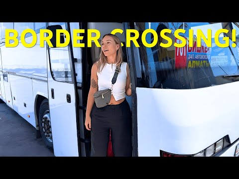 Видео: Пересечение сухопутной границы из Казахстана в Кыргызстан (как это?)