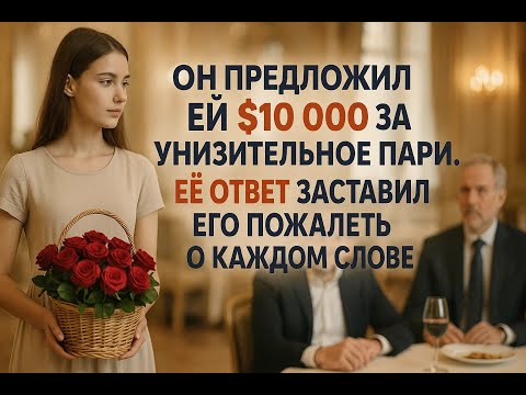 Видео: Он предложил ей $10 000 за унижение, но ее ответ заставил замолчать весь зал элитного отеля