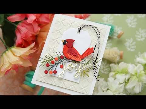 Видео: Праздничная праздничная открытка кардинала